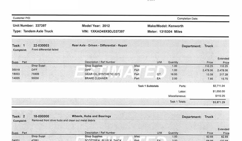 2013 KENWORTH T660 W/266K ON CERTIFIED CUMMINS OVERHAUL full