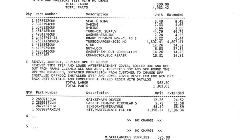 2013 KENWORTH T660 W/266K ON CERTIFIED CUMMINS OVERHAUL full