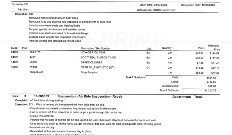 2013 KENWORTH T660 W/266K ON CERTIFIED CUMMINS OVERHAUL full