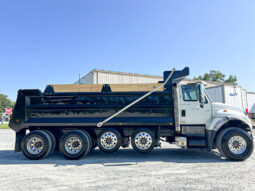 2006 INTERNATIONAL WORKSTAR 7600 QUAD-AXLE DUMP W/ NEW ZERO MILES CRATE CUMMINS ENGINE full