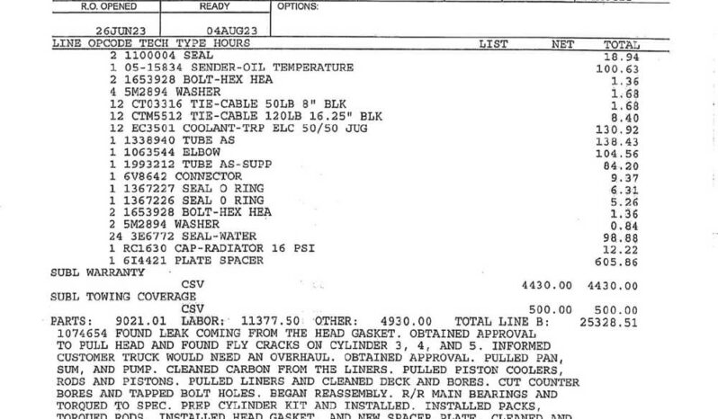 2005 PETERBILT 379EXHD W/81K MILES ON CERTIFIED OVERHAUL full