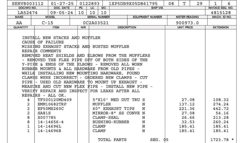 2005 PETERBILT 379EXHD W/81K MILES ON CERTIFIED OVERHAUL full