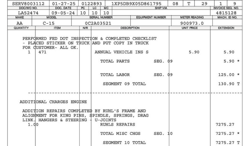 2005 PETERBILT 379EXHD W/81K MILES ON CERTIFIED OVERHAUL full
