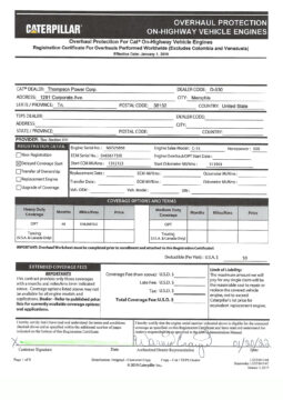 2006 KENWORTH W900L W/177K MILES ON CERTIFIED CAT OVERHAUL full