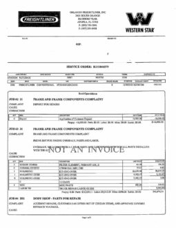 2006 FREIGHTLINER FLD132XL W/31K ON OVERHAUL full