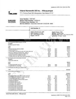 2006 KENWORTH T600 W/64K MILES ON CERTIFIED OVERHAUL full