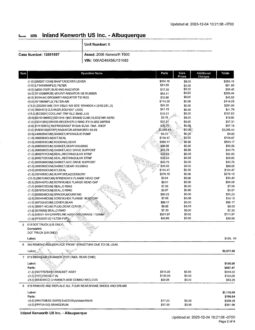 2006 KENWORTH T600 W/64K MILES ON CERTIFIED OVERHAUL full