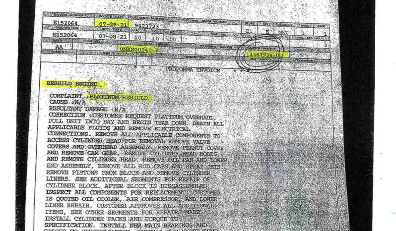 2007 KENWORTH W900L W/167K MILES ON CERTIFIED OVERHAUL full