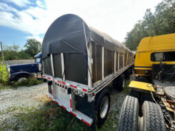 2002 MAC ALUMINUM STEP DECK FLAT BED TRAILER W/ CONESTOGA SIDE KIT full