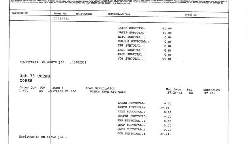 CAT C3406 ENGINE W/140K ON CERTIFIED CAT OVERHAUL full