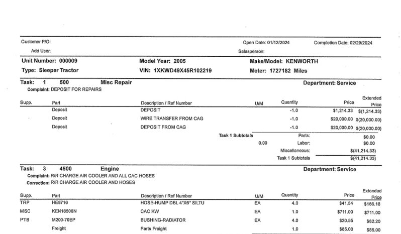 2005 KENWORTH W900L W/72″ SLEEPER full