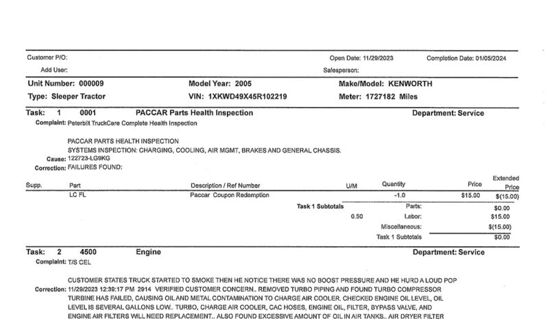 2005 KENWORTH W900L W/72″ SLEEPER full