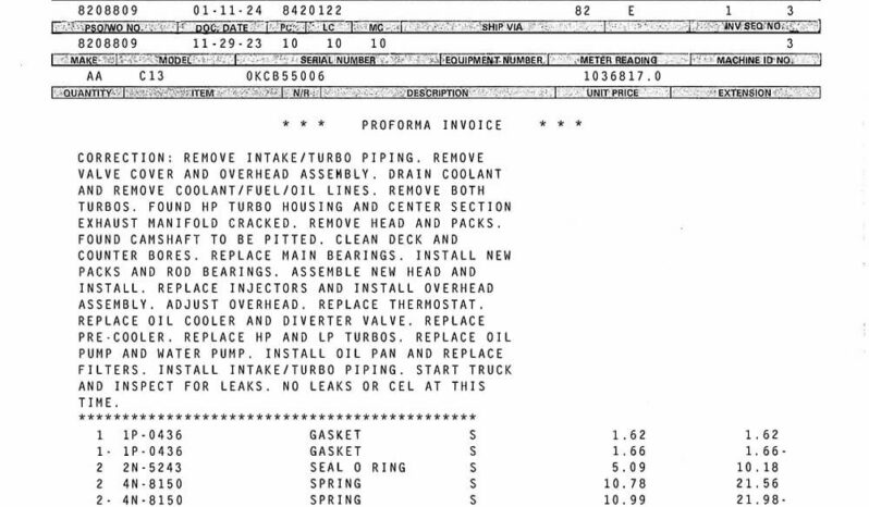 2006 KENWORTH W900L W/67K MILES ON OVERHAUL full