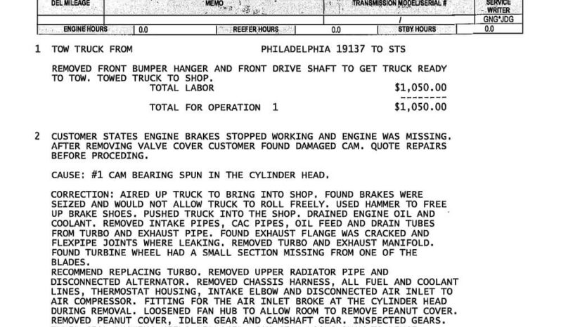 2000 KENWORTH W900L W/ 86″ STUDIO SLEEPER full