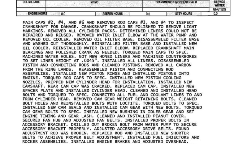 2000 KENWORTH W900L W/ 86″ STUDIO SLEEPER full