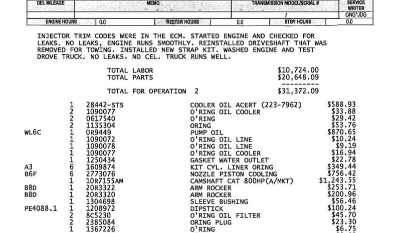 2000 KENWORTH W900L W/ 86″ STUDIO SLEEPER full