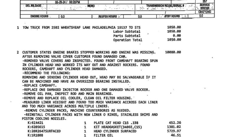 2000 KENWORTH W900L W/ 86″ STUDIO SLEEPER full