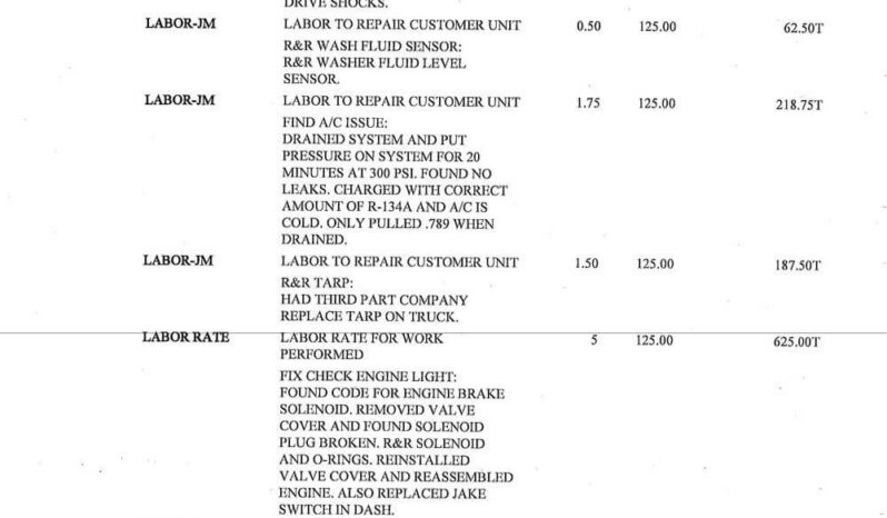 2015 MACK GU713 TRI-AXLE DUMP TRUCK W/ELECTRIC TARP full