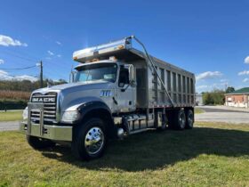 2015 MACK GU713 TRI-AXLE DUMP TRUCK W/ELECTRIC TARP