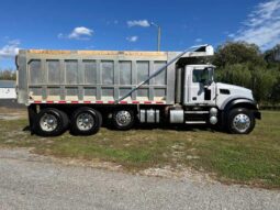 2015 MACK GU713 TRI-AXLE DUMP TRUCK W/ELECTRIC TARP full