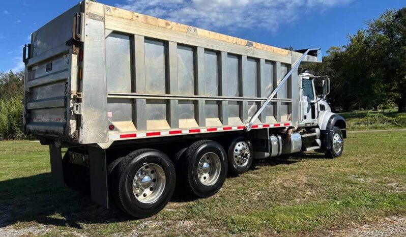 2015 MACK GU713 TRI-AXLE DUMP TRUCK W/ELECTRIC TARP full