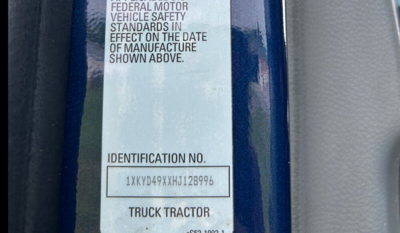 2017 KENWORTH T680 W/190K MILES ON RECON ENGINE full