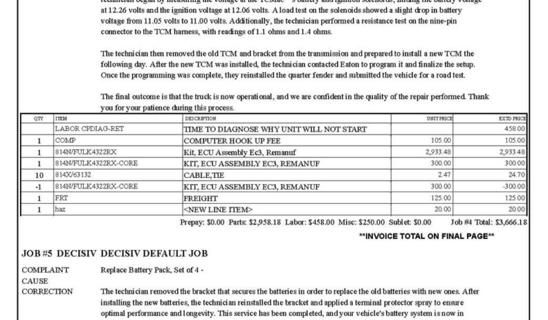 2017 KENWORTH T680 W/190K MILES ON RECON ENGINE full